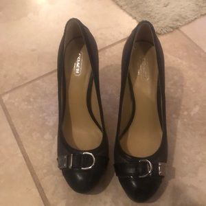 Coach Snakeskin Pattern Heels Size 8.5